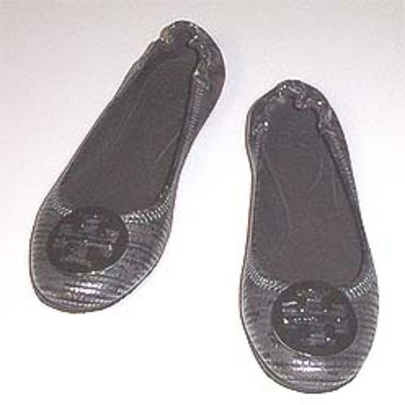 TORY BURCH Reva multi Medallion Ballet Flats 9 1/2 - Picture 2 of 6